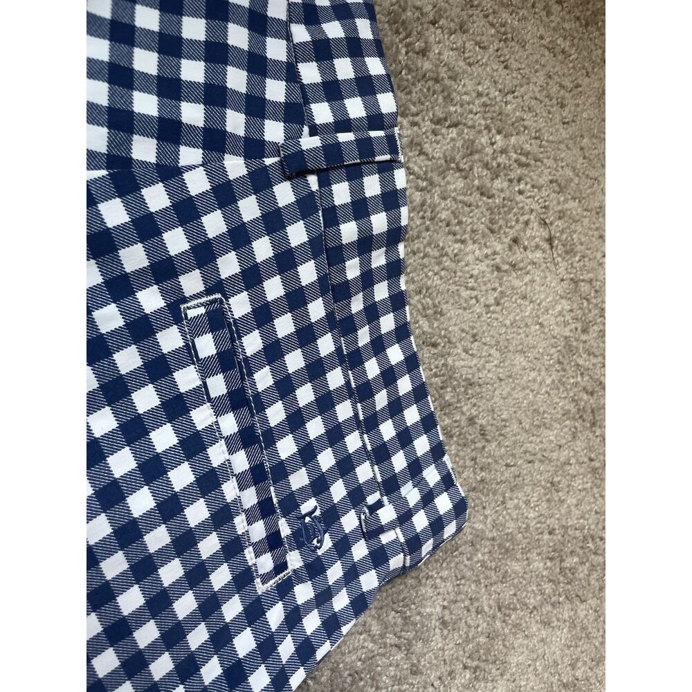 Southern Tide Inlet Gingham Performance Short Womens 2 Nautical Navy - Picture 6 of 13